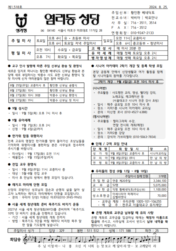 연중 제21주일